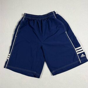 Adidas Boys’ navy Athletic Shorts size L 14/16